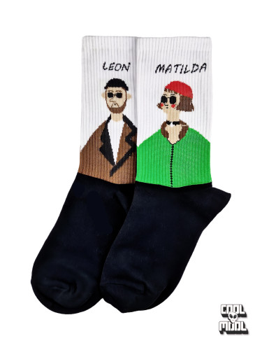 جوراب نخ پنبه لنگه به لنگه لئون و ماتیلدا