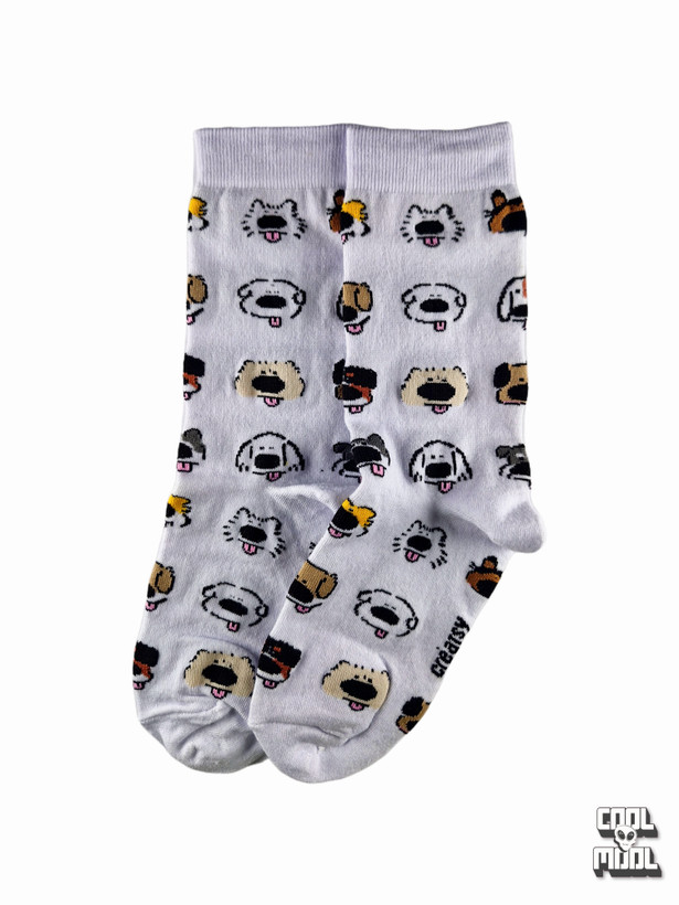 جوراب نخ پنبه سگ های کوچولو