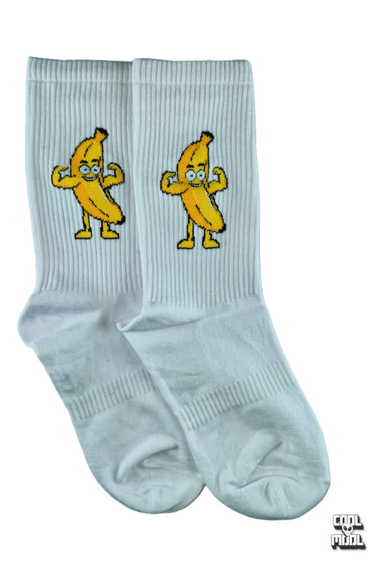 جوراب نخ پنبه موز باشگاهی