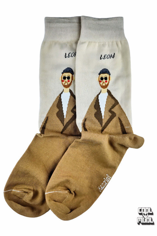 جوراب نخ پنبه لئون