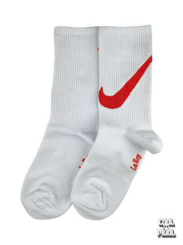جوراب نخ پنبه نایک لوگو قرمز