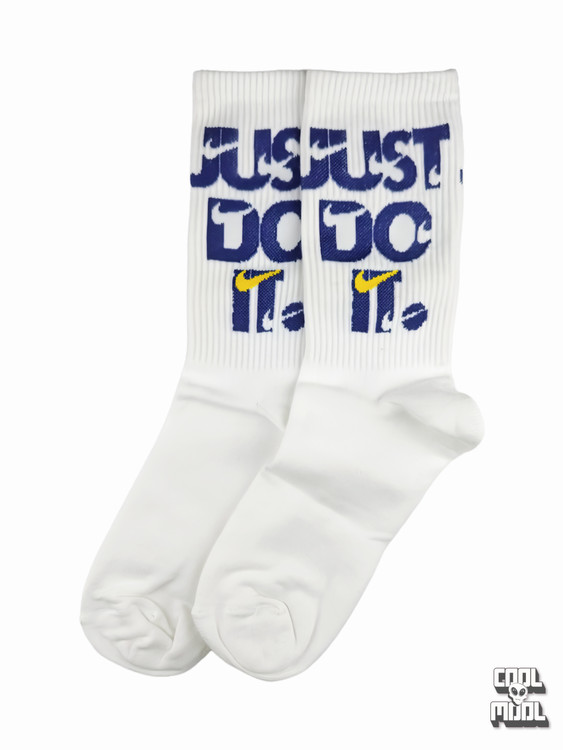 جوراب نخ پنبه نایک just do it سفید