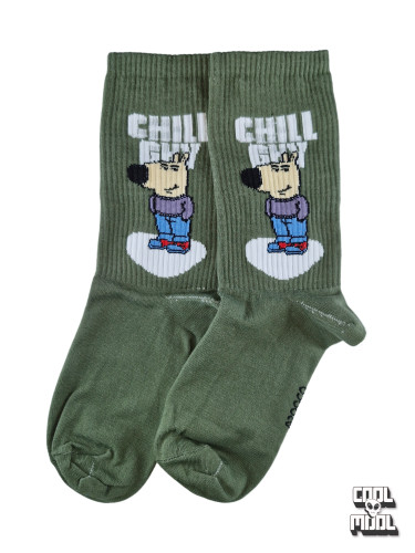 جوراب نخ پنبه chill guy