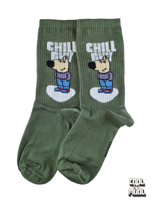 جوراب نخ پنبه chill guy