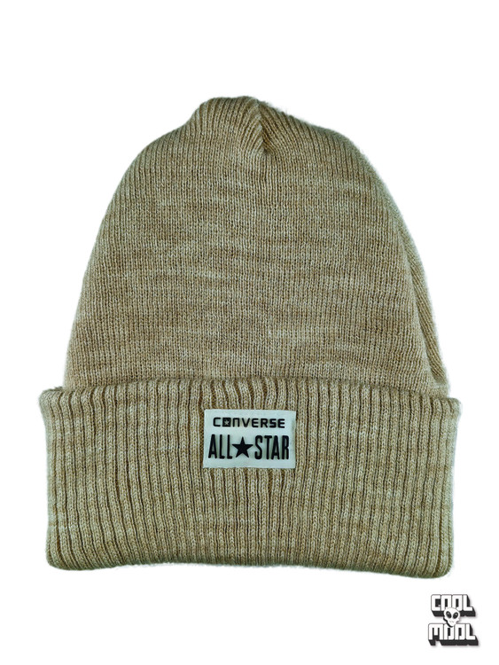 کلاه بافتنی Converse Allstar کرم