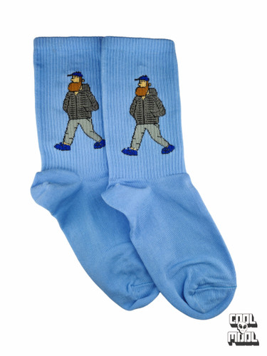 جوراب ساقدار نخ پنبه مرد کلاه دار