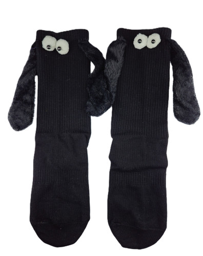 جوراب نخ پنبه مگنتی مشکی