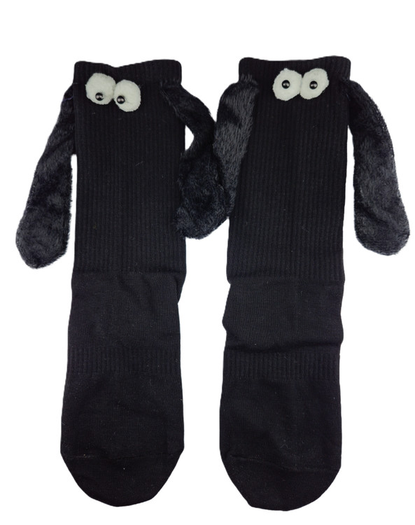 جوراب نخ پنبه مگنتی مشکی