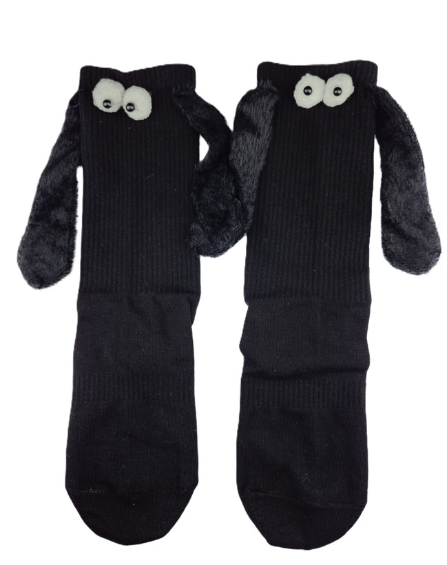 جوراب نخ پنبه مگنتی مشکی