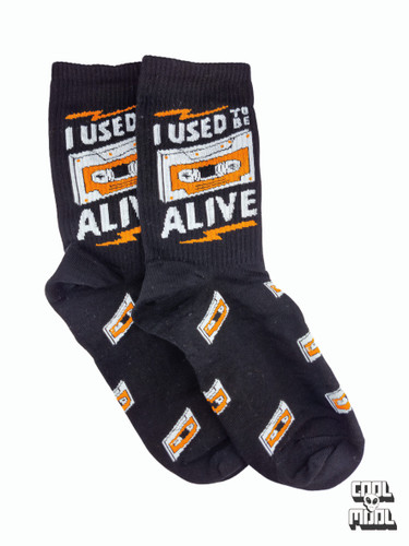 جوراب نخ پنبه نوار کاست I Used To Be Alive