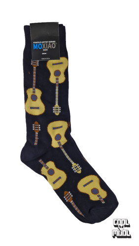 جوراب ساقدار وارداتی مردانه طرح گیتار