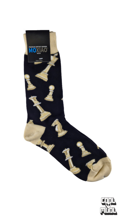 جوراب وارداتی ساقدار مردانه طرح شطرنج