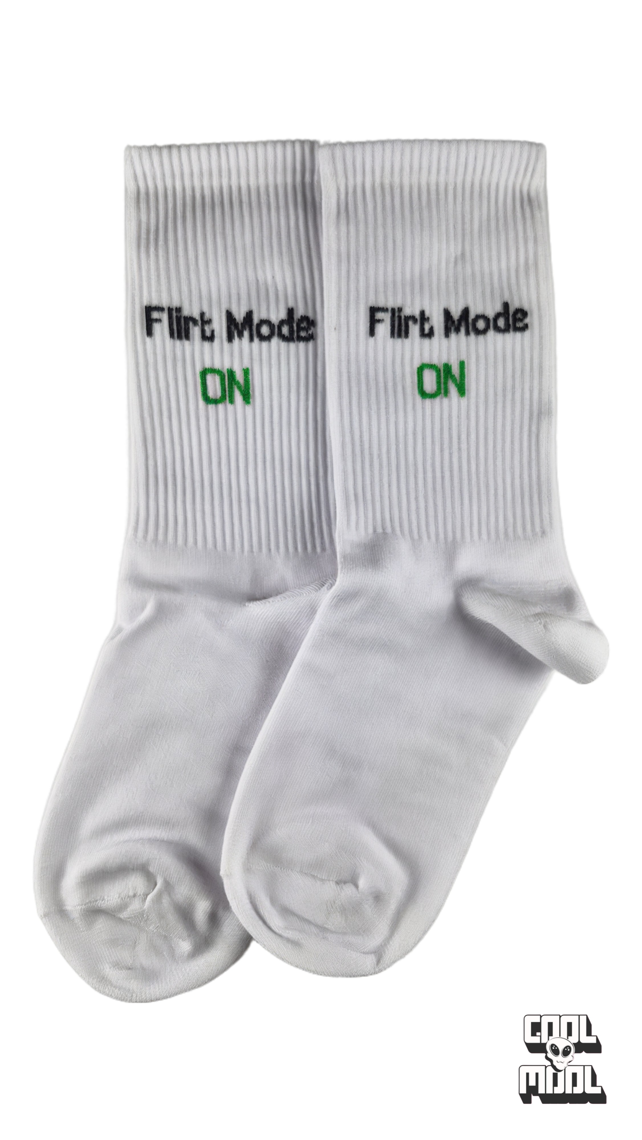 جوراب ساقدار نخ پنبه "Flirt Mood On"