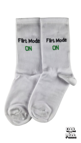 جوراب ساقدار نخ پنبه "Flirt Mood On"