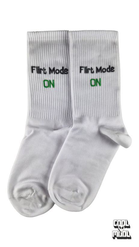 جوراب ساقدار نخ پنبه "Flirt Mood On"