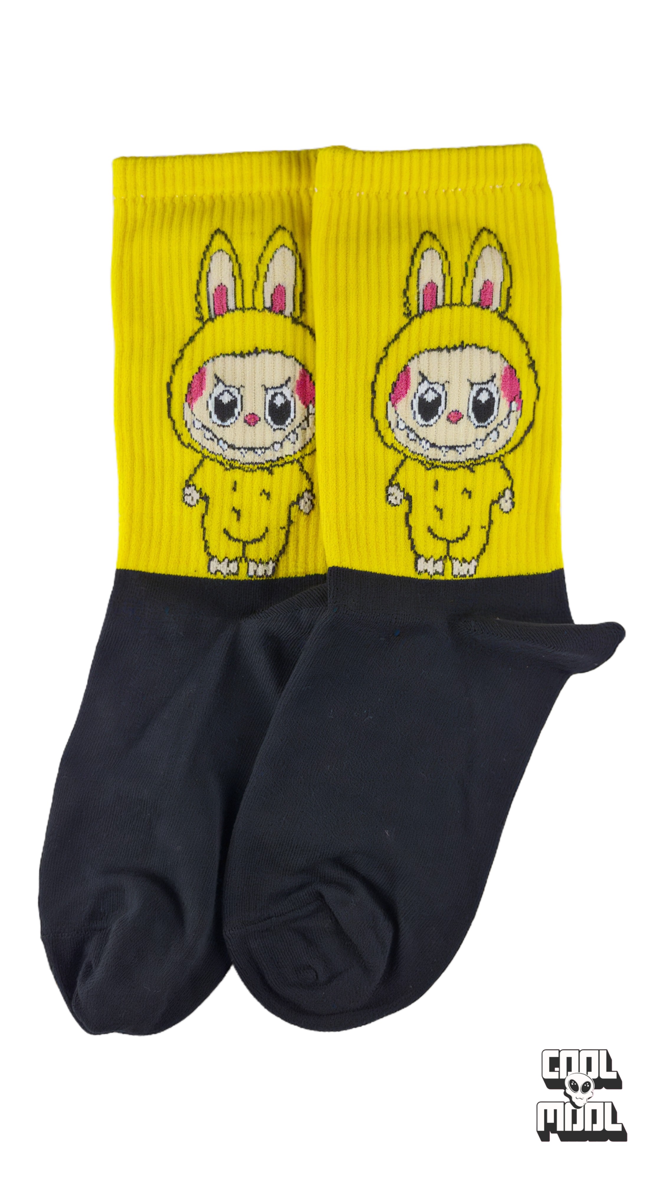 جوراب ساقدار نخ پنبه لبوبو (Labubu)