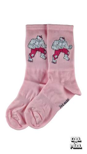 جوراب ساقدار نخ پنبه هلو کیتی "Hello Kitty" عضلانی