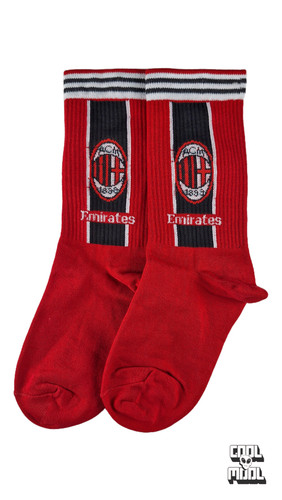 جوراب نخ پنبه ساقدار طرح آث میلان