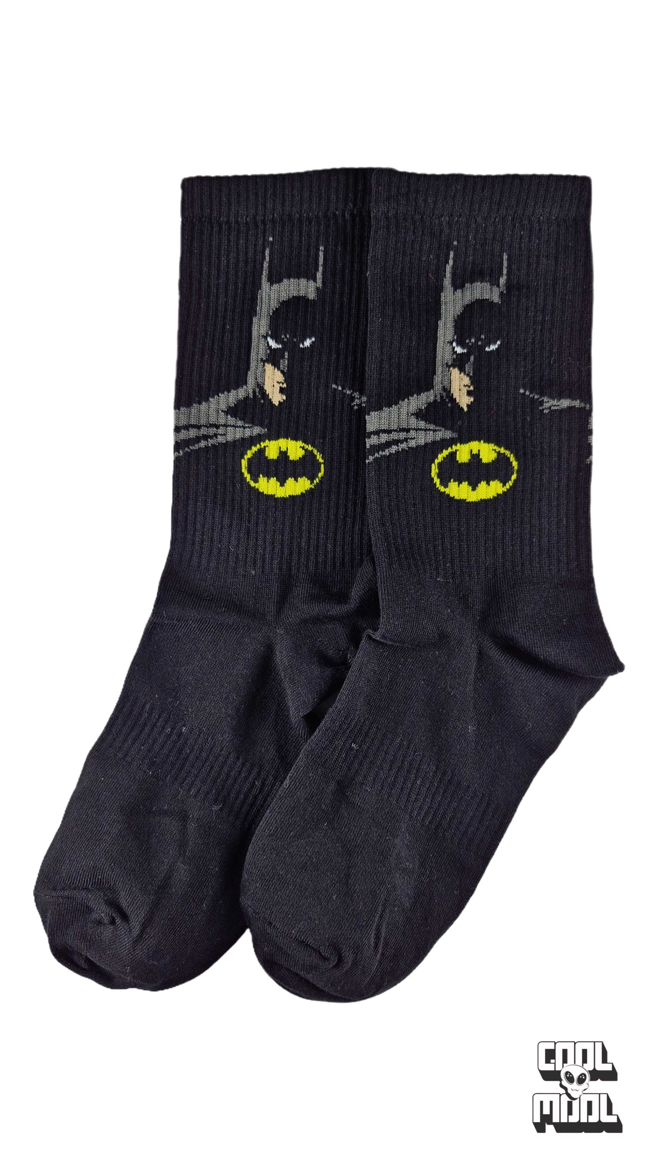 جوراب نخ پنبه ساقدار طرح بتمن