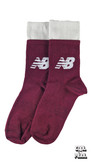 جورابهای دو کش ساق بلند نیو بالانس سفید قرمز