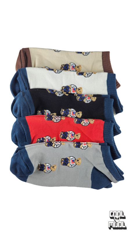 جوراب مچی طرح خرس پولو