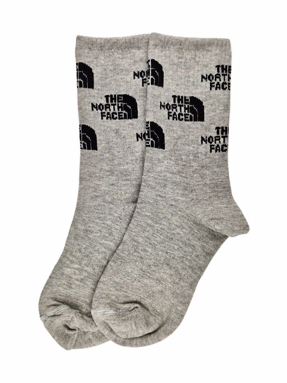 جوراب ساقدار نخ پنبه نورث فیس The North Face طوسی