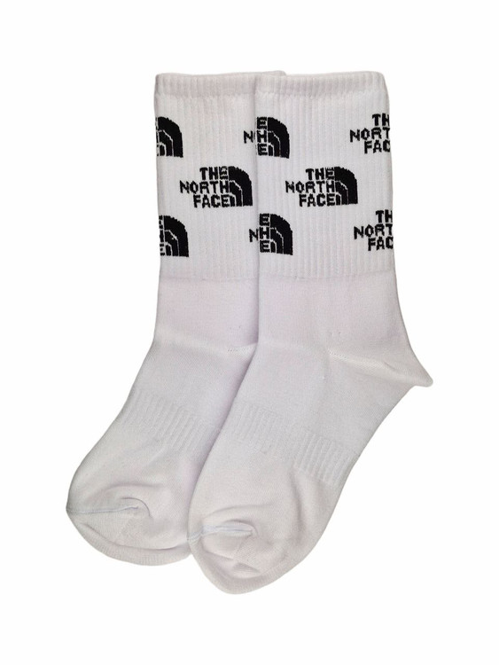 جوراب ساقدار نخ پنبه نورث فیس The North Face سفید