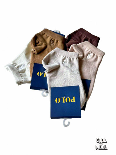 پک 6 جفتی جوراب مچی POLO | شیک و راحت برای هر استایلی! طیف رنگهای خنثی و زمینی