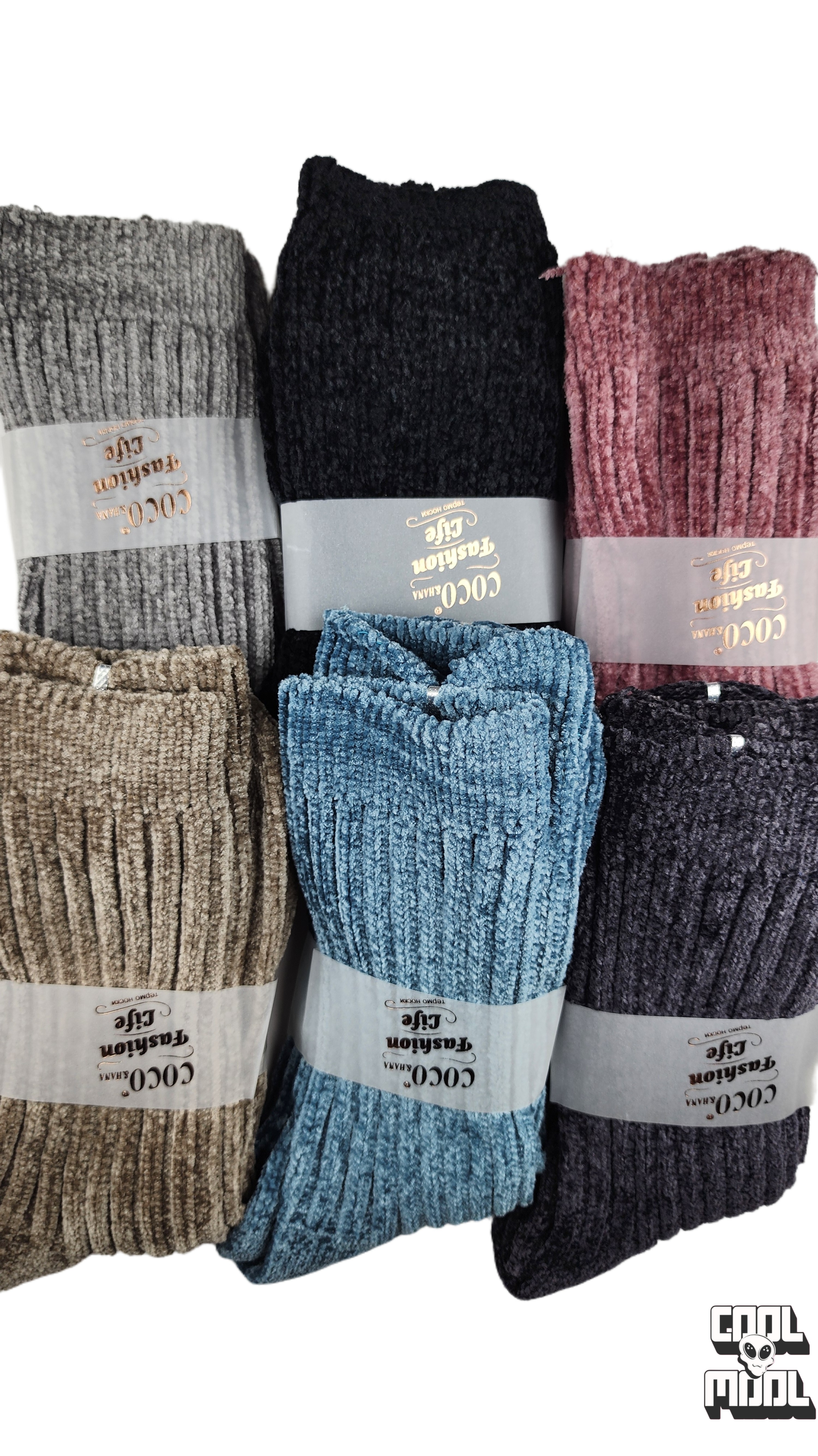 جوراب ساقدار زنانه مخمل کبریتی