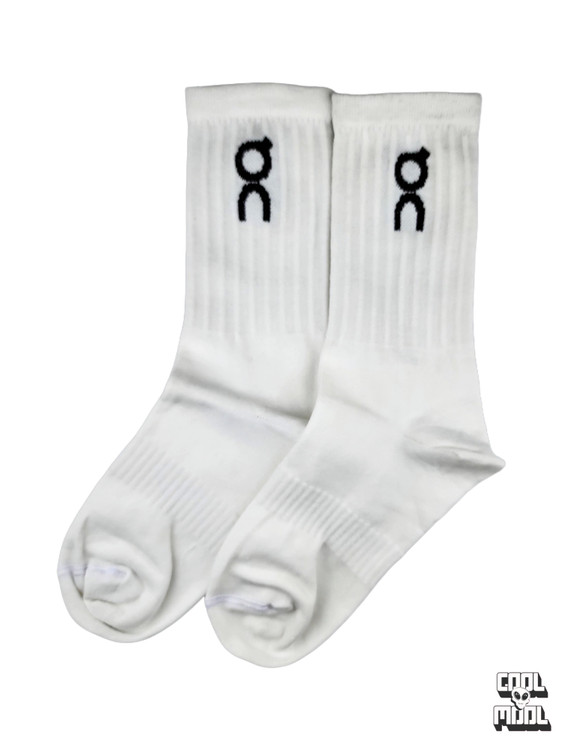 جوراب ساقدار ورزشی با استایل On Running سفید