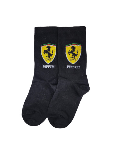 جوراب ساقدار طرح فراری (Ferrari) – مدل کلاسیک و سریع! 🏎️👑