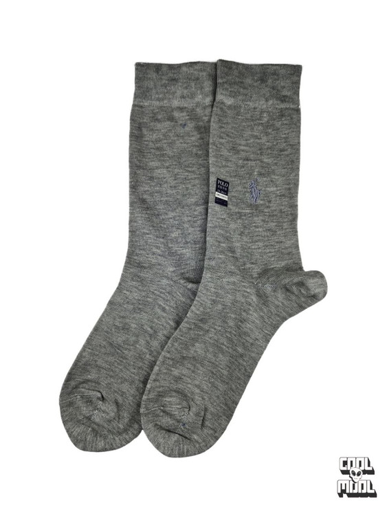 جوراب ساق بلند طرح پولو (Polo Style) طوسی