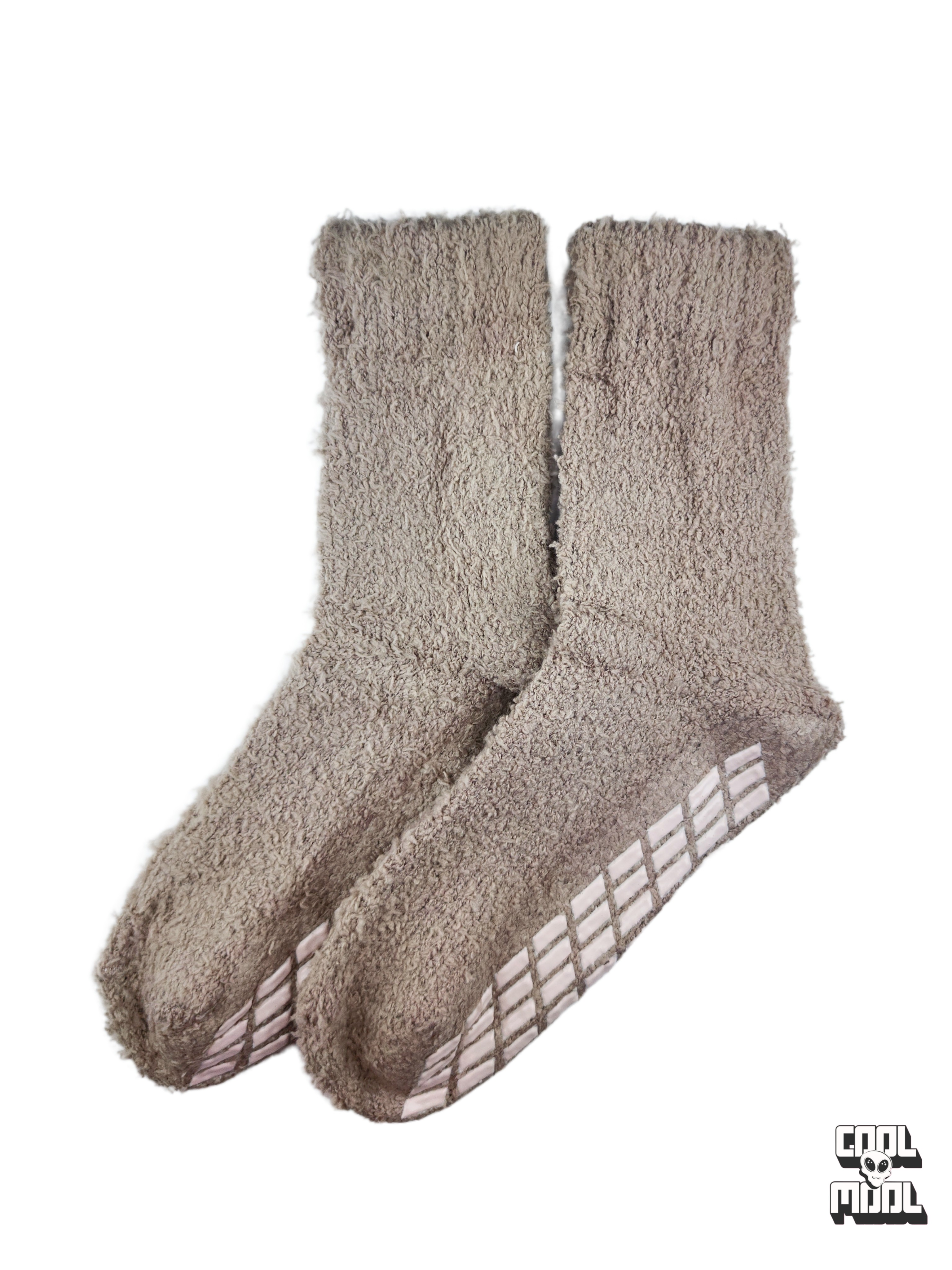 جوراب‌های نیم ساق زمستانی  بوکله 💖 | گرم و لطیف، دارای استوپ کف برای جلوگیری از سر خوردن! نسکافه ای