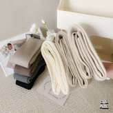 جوراب بالای زانو بافت کبریتی (Over Knee) وارداتی، نخی و ضد حساسیت – ترند محبوب امسال!