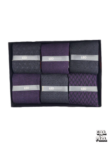 پک شش جفتی جوراب نخی مردانه (Premium) کد 2 | کیفیت درجه یک، ایدهآل برای استایل شیک و هدیه!