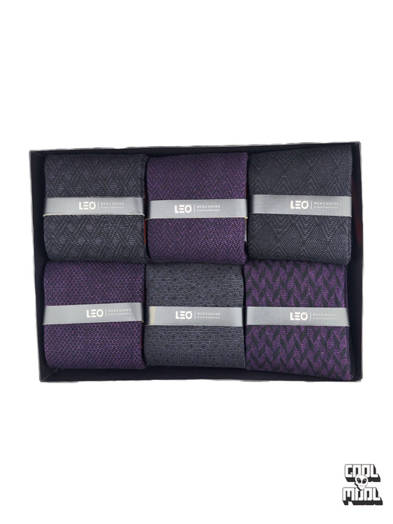 پک شش جفتی جوراب نخی مردانه (Premium) کد 2 | کیفیت درجه یک، ایدهآل برای استایل شیک و هدیه!