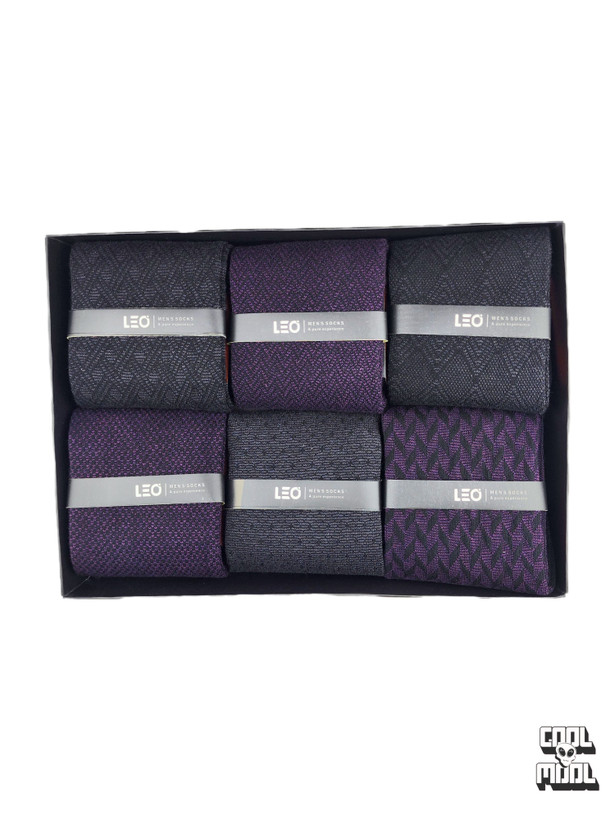 پک شش جفتی جوراب نخی مردانه (Premium) کد 2 | کیفیت درجه یک، ایدهآل برای استایل شیک و هدیه!