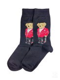 پک جوراب فانتزی Polo Bear (۶ جفتی) | طرحهای خرس پولو شیک و کلاسیک – استایلی متفاوت! 🐻👑