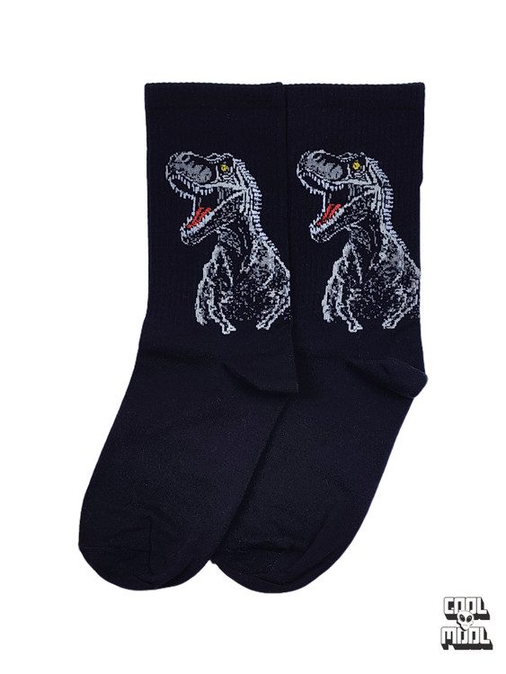 جوراب ساقدار فانتزی طرح دایناسور (رپتور) | -اسپرت و متفاوت – برای عاشقان پارک ژوراسیک!