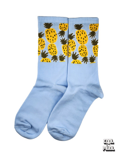 جوراب ساقدار طرح آناناس هاوایی | خنک و تابستانی!