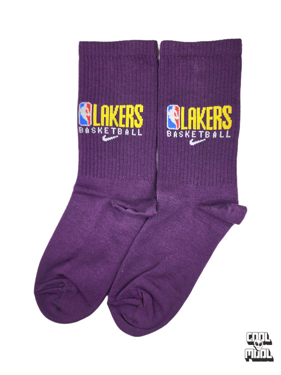 جوراب ساقدار طرح لیکرز (Lakers) | برای قهرمانان خیابان! ✨🏀