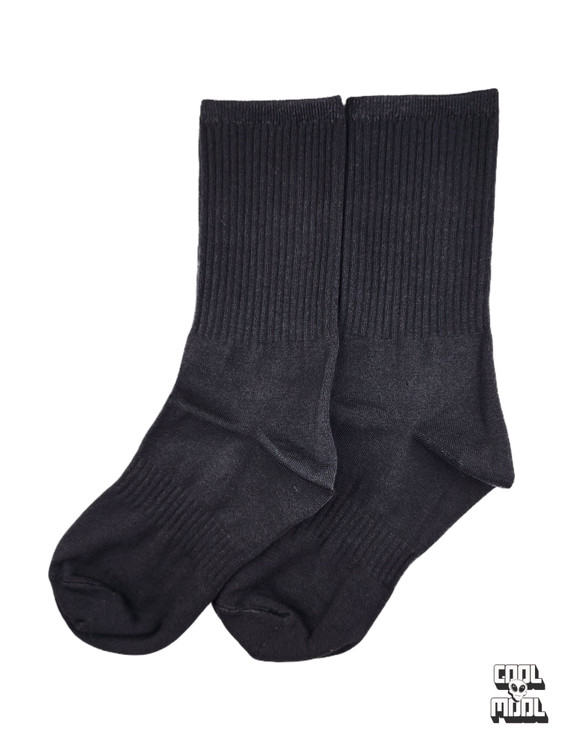 جوراب ساق بلند ساده (بیسیک) بافت کبریتی دودی