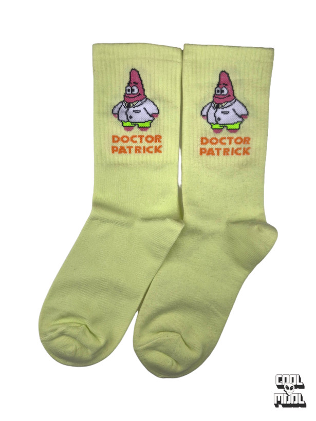 doctor patrick socks and in lemon color