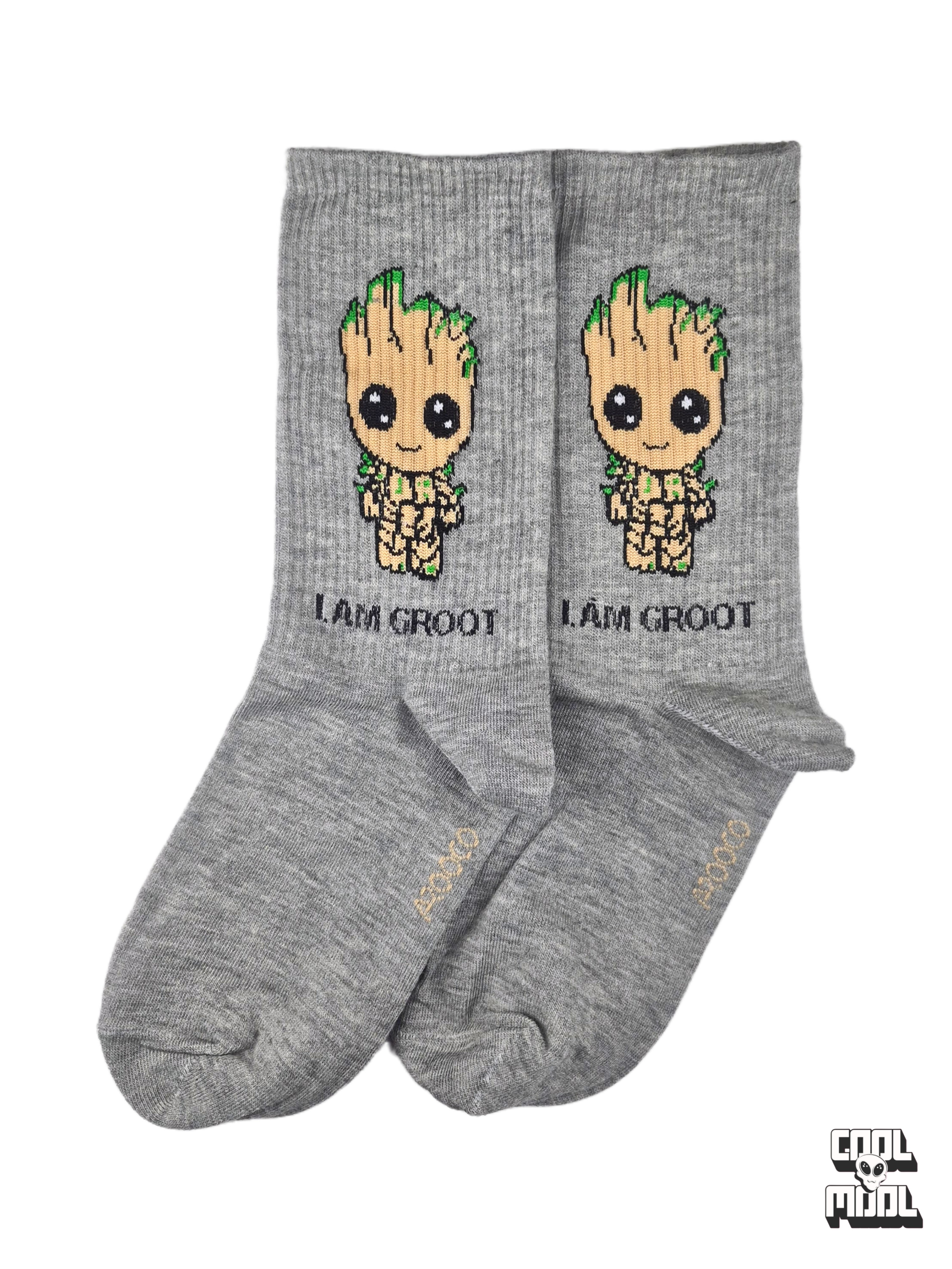 جوراب ساق‌دار بیبی گروت (I AM GROOT) 🌳🚀✨ | یه تیکه از دنیای مارول روی پاهات!🧦